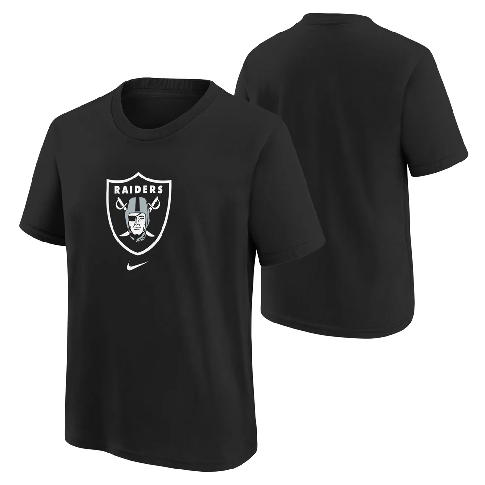 NFL Las Vegas Raiders Youth Nike Logo T-Shirt - Black