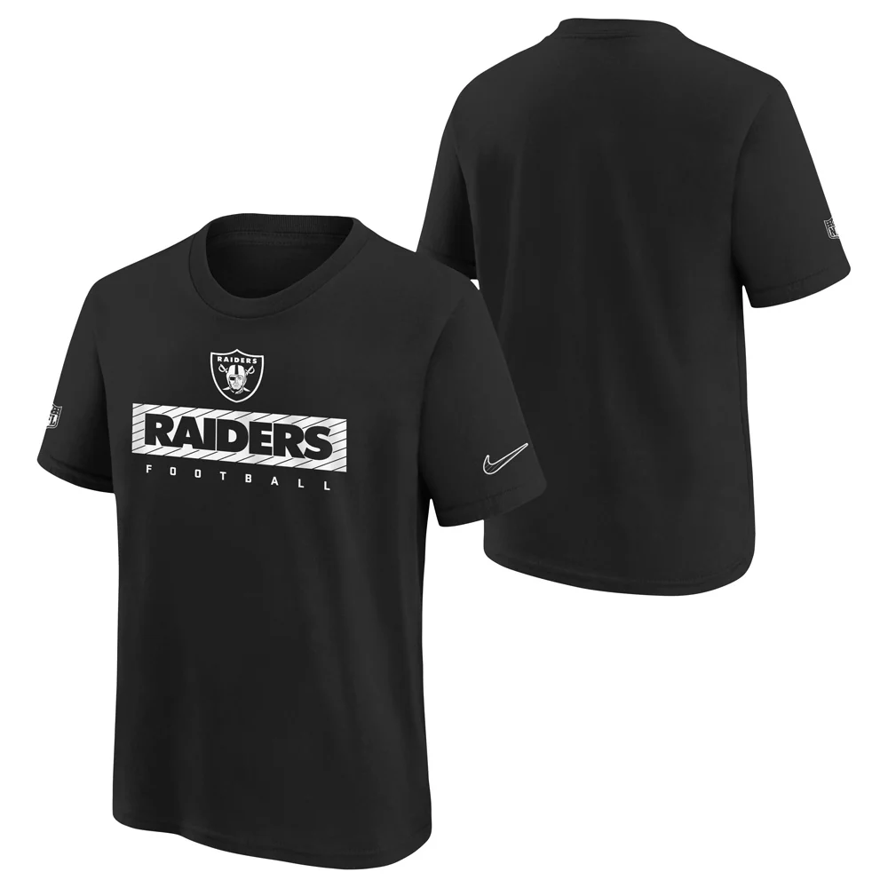 NFL Las Vegas Raiders Youth Nike Team Issue Legend T-Shirt - Black