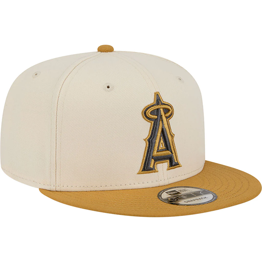 NFL Los Angeles Angels New Era Two-Tone Dusted 9FIFTY Snapback Hat - Light cream - Image 2