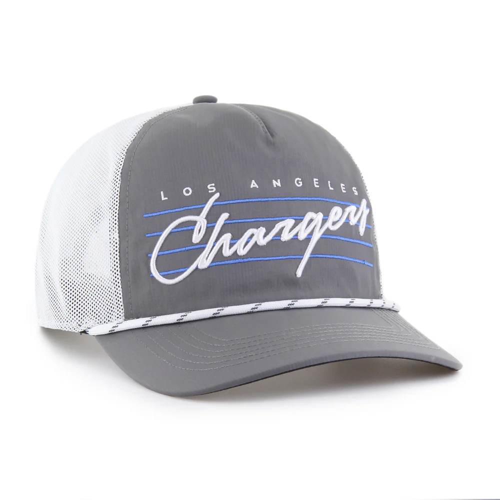NFL Los Angeles Chargers '47 Downburst Mesh Hitch Adjustable Hat - Gray - Image 2