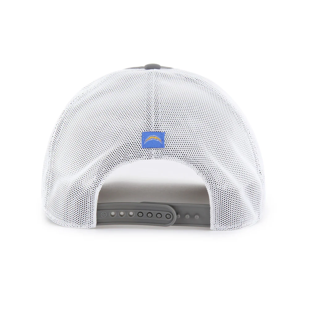 NFL Los Angeles Chargers '47 Downburst Mesh Hitch Adjustable Hat - Gray - Image 3