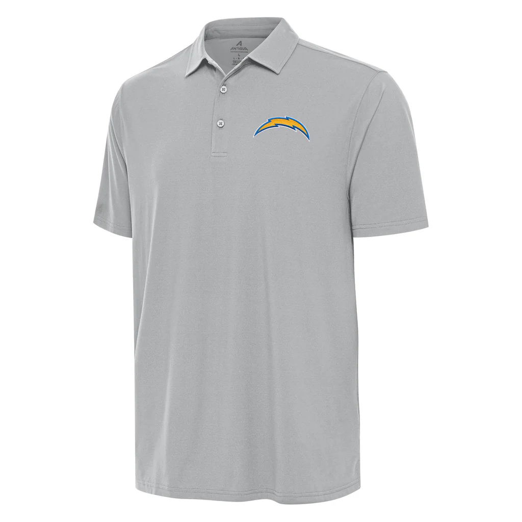 NFL Los Angeles Chargers Antigua Era Polo - Gray