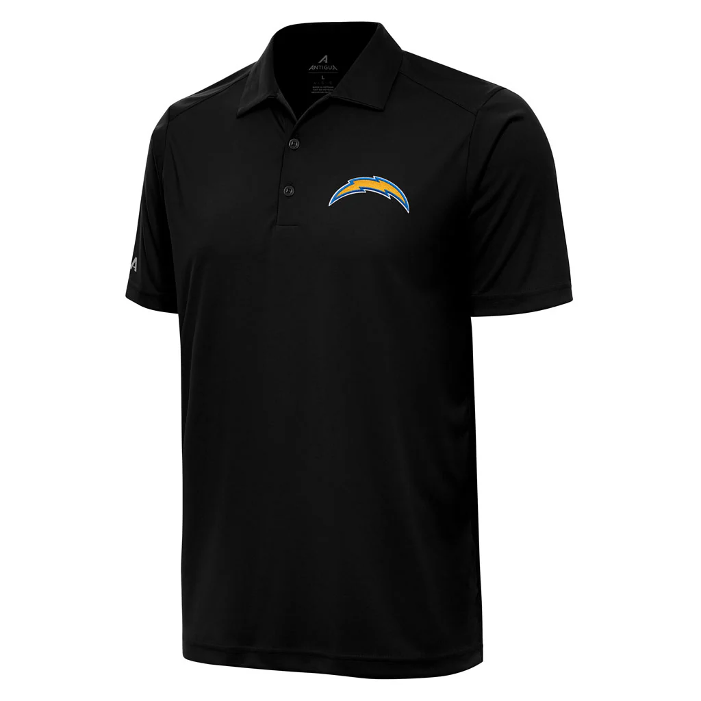NFL Los Angeles Chargers Antigua Tribute Polo - Black