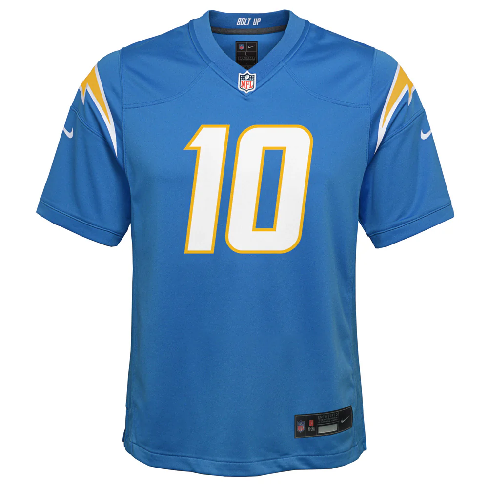 NFL Los Angeles Chargers Justin Herbert Youth Nike Home Game Jersey - Image 2