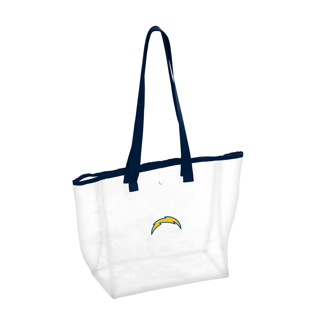 NFL Los Angeles Chargers Logo Brands Stadium Clear Tote