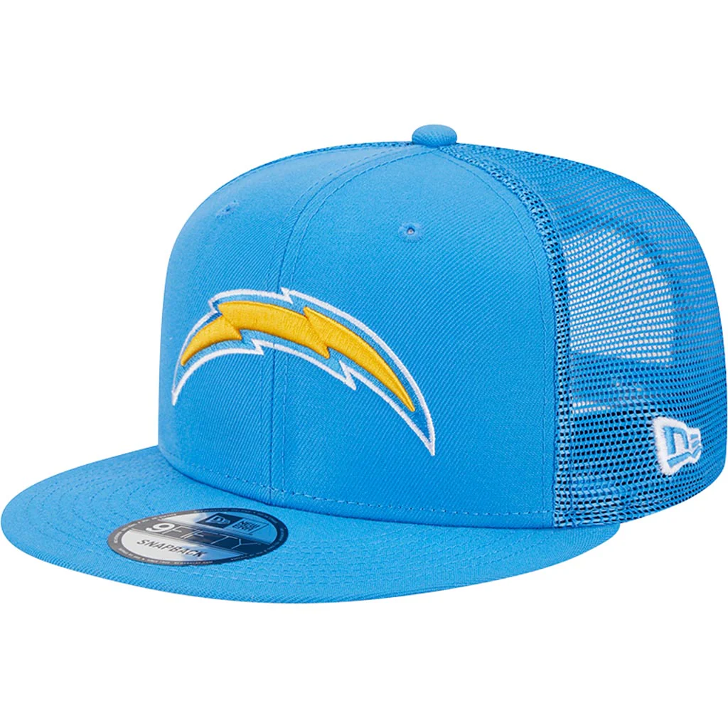 NFL Los Angeles Chargers New Era 9FIFTY Snapback Trucker Hat - Blue