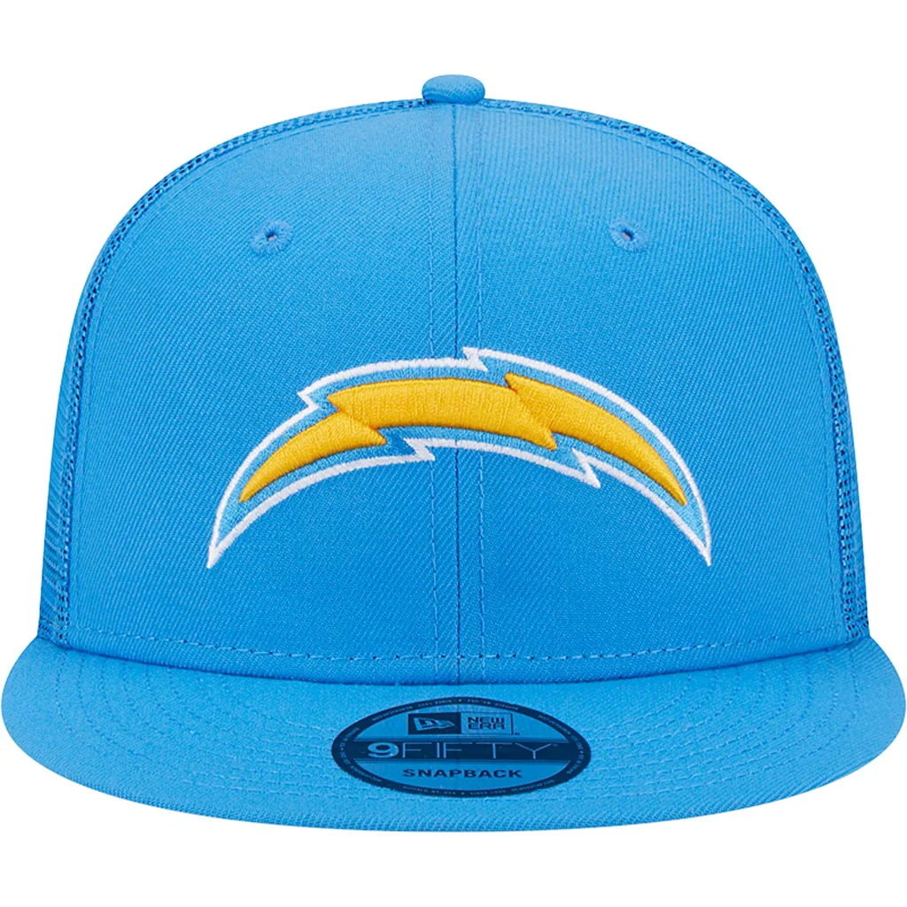 NFL Los Angeles Chargers New Era 9FIFTY Snapback Trucker Hat - Blue - Image 3