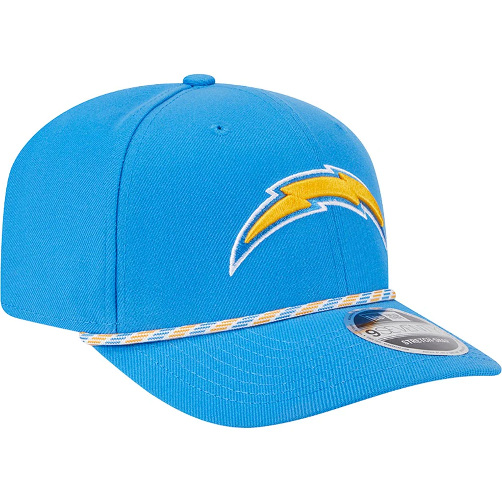 NFL Los Angeles Chargers New Era Multi Rope 9SEVENTY Stretch-Snapback Hat - Blue - Image 2