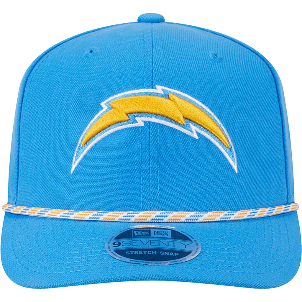 NFL Los Angeles Chargers New Era Multi Rope 9SEVENTY Stretch-Snapback Hat - Blue - Image 3