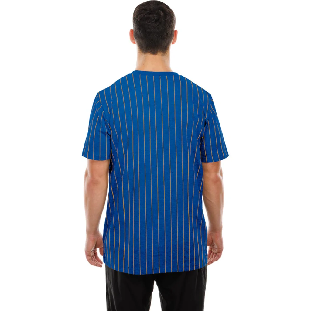 NFL Los Angeles Chargers New Era Pinstripe T-Shirt - Red - Image 2