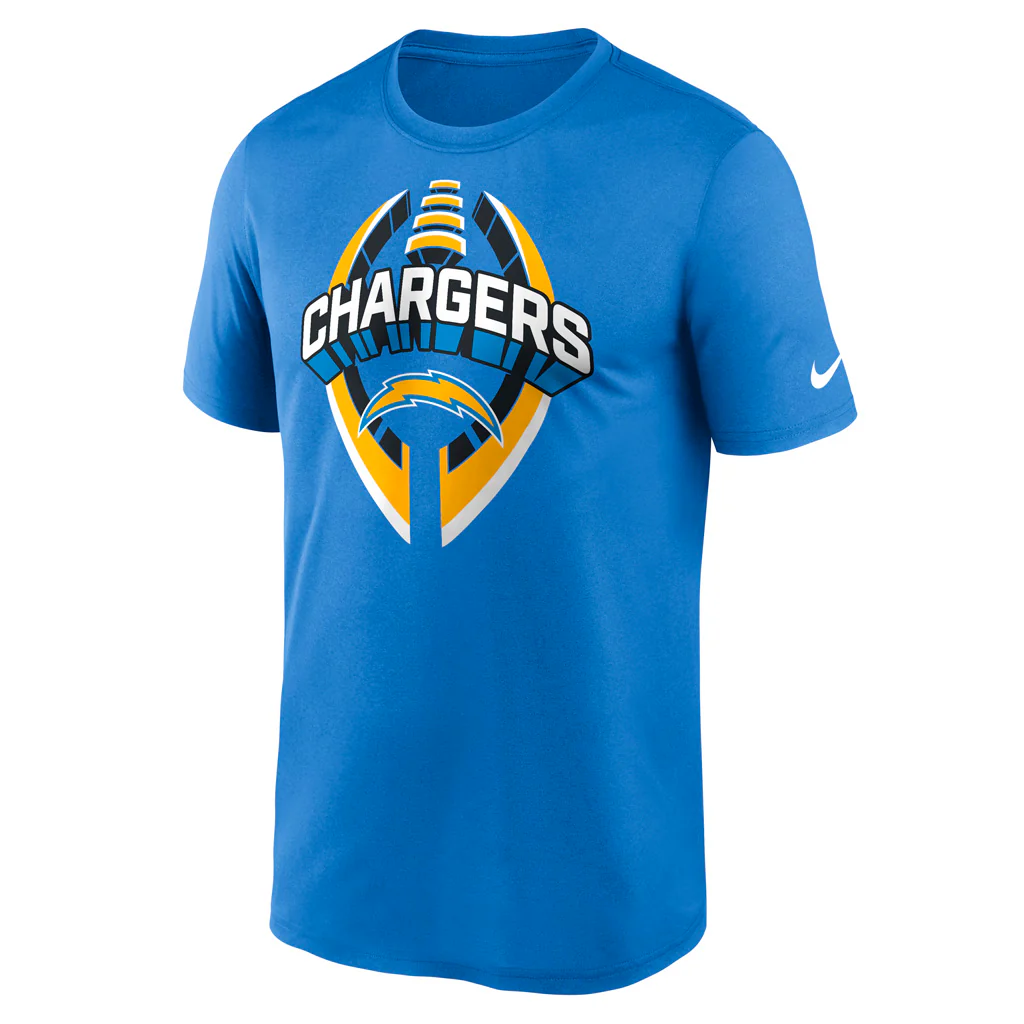 NFL Los Angeles Chargers Nike 2025 Icon Legend T-Shirt - Blue - Image 2
