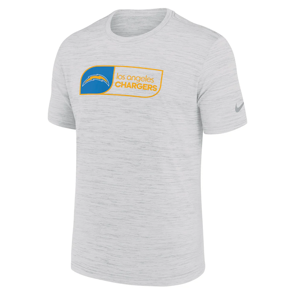 NFL Los Angeles Chargers Nike Jock Tag Velocity T-Shirt - White - Image 2