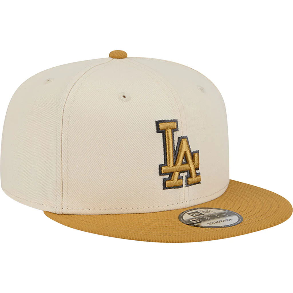 NFL Los Angeles Dodgers New Era Two-Tone Dusted 9FIFTY Snapback Hat - Light cream - Image 2