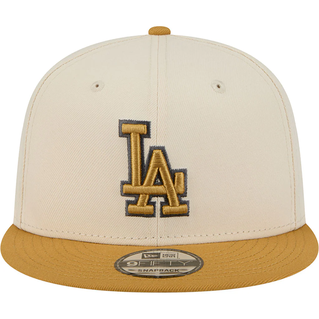 NFL Los Angeles Dodgers New Era Two-Tone Dusted 9FIFTY Snapback Hat - Light cream - Image 3