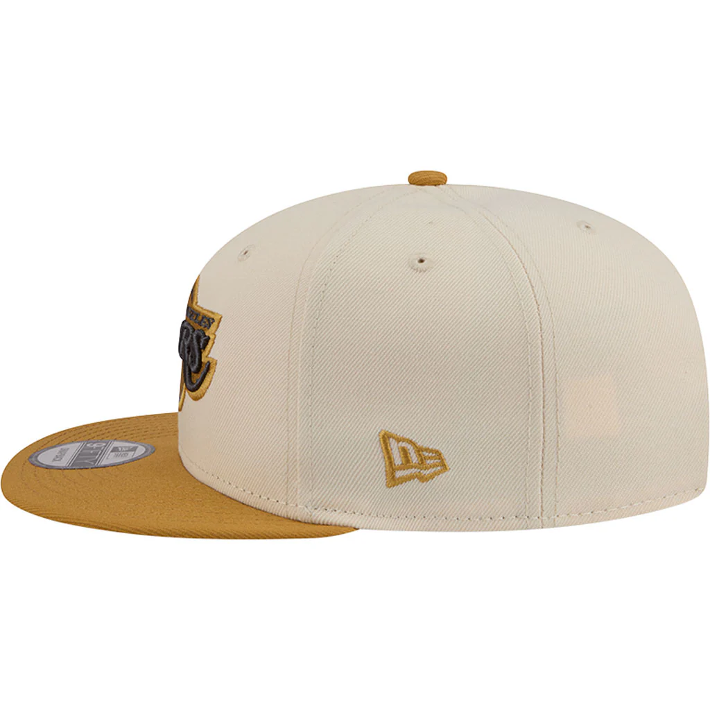 NFL Los Angeles Lakers New Era Two-Tone Dusted 9FIFTY Snapback Hat - Light cream - Image 4