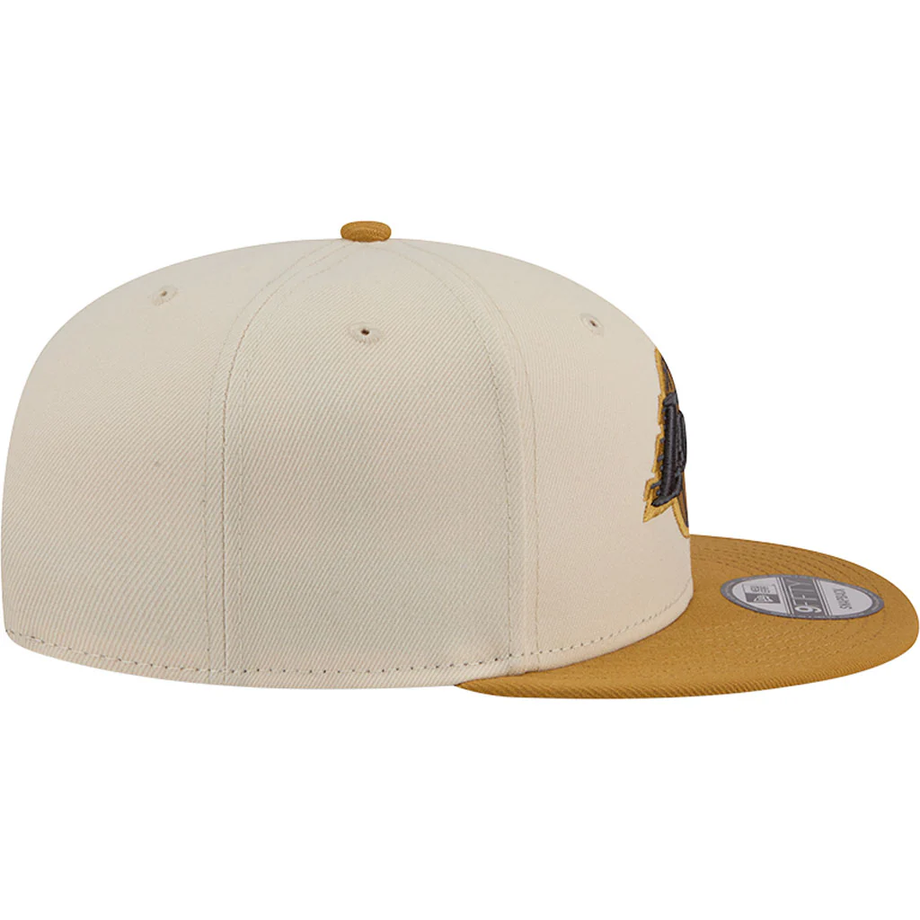 NFL Los Angeles Lakers New Era Two-Tone Dusted 9FIFTY Snapback Hat - Light cream - Image 5