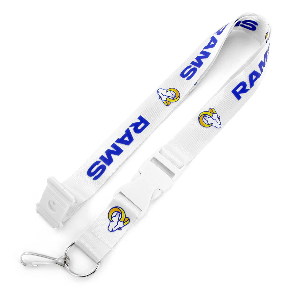 NFL Los Angeles Rams Aminco Lanyard - White