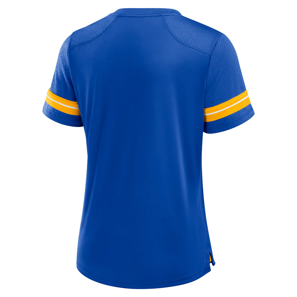 NFL Los Angeles Rams Fanatics Women's Play Script Lace-Up Top - Image 3