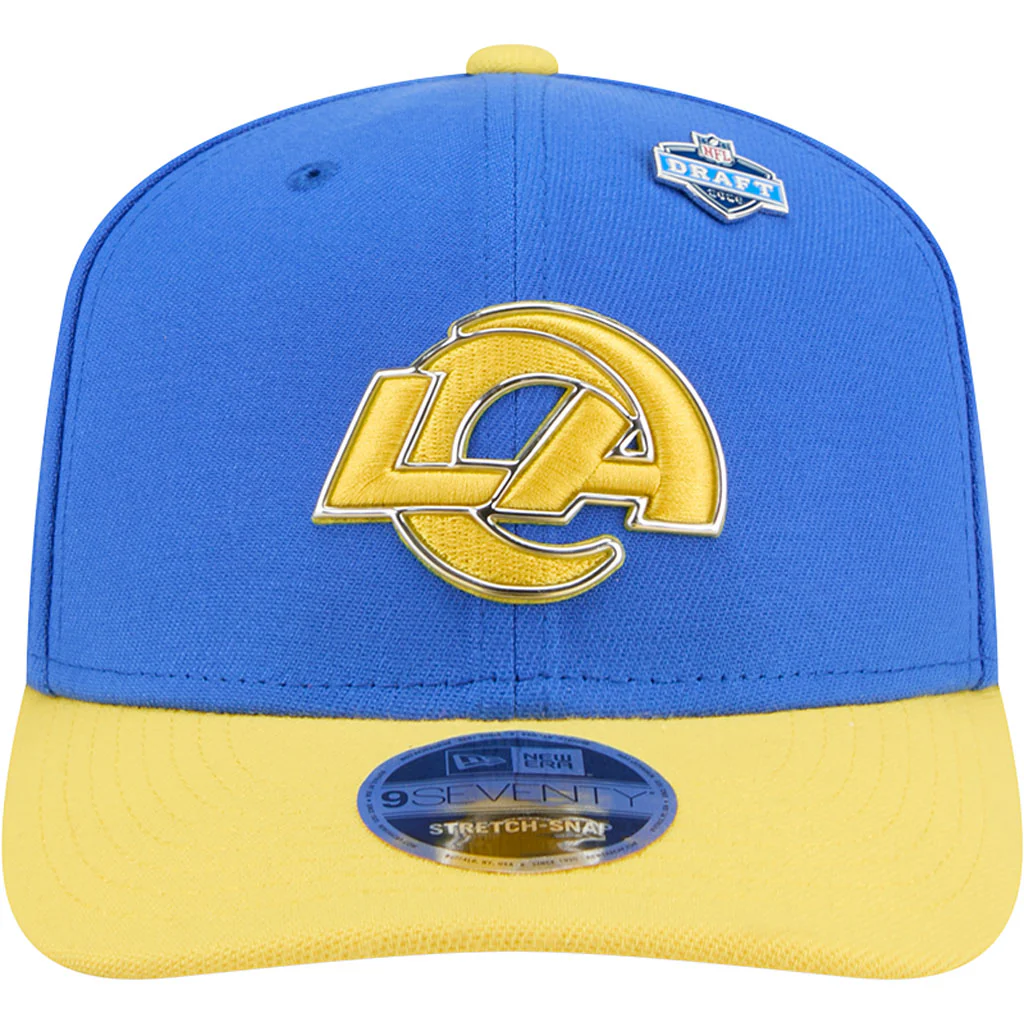 NFL Los Angeles Rams New Era 2026 Draft 9SEVENTY Snapback Hat - Blue - Image 3