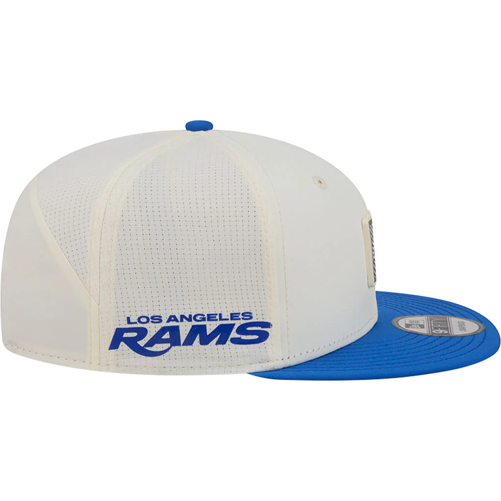 NFL Los Angeles Rams New Era 2026 Training 9FIFTY Snapback Hat - Cream - Image 5