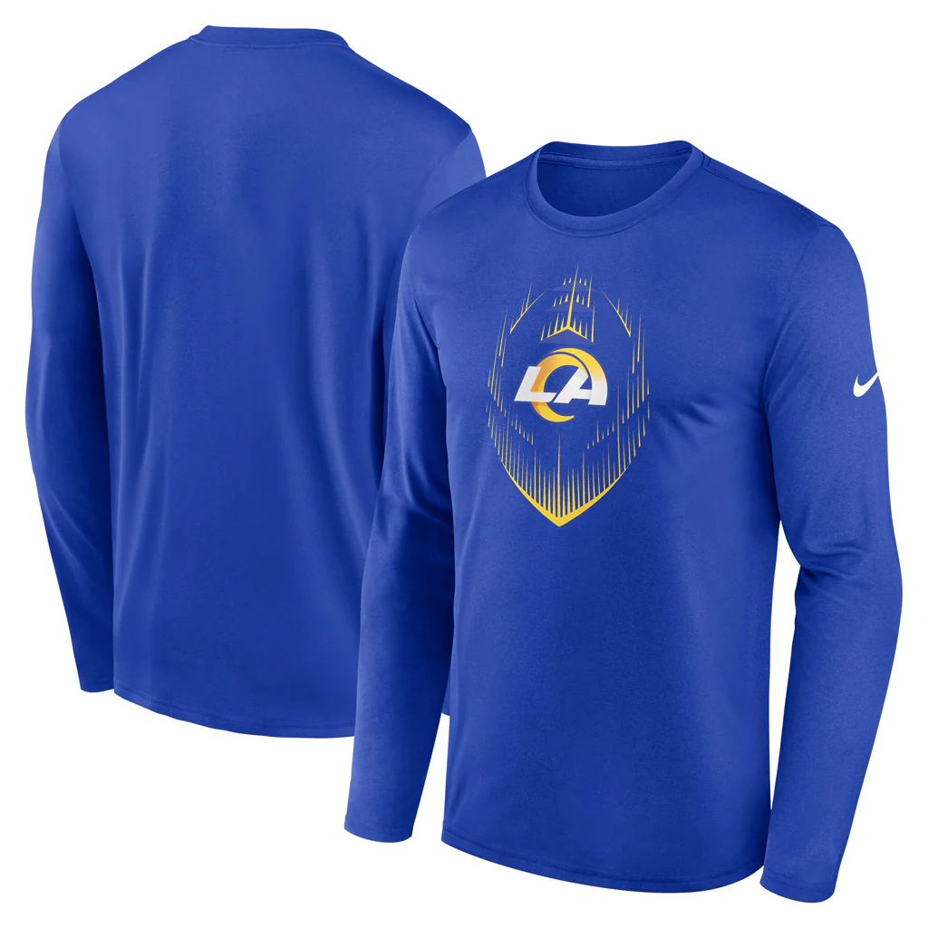NFL Los Angeles Rams Nike 2024 Icon Legend Long Sleeve T-Shirt - Blue