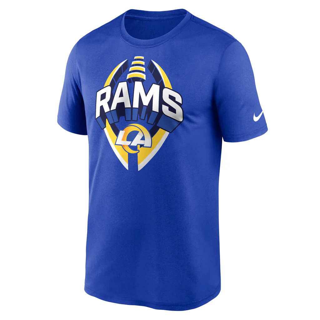 NFL Los Angeles Rams Nike 2025 Icon Legend T-Shirt - Blue - Image 2