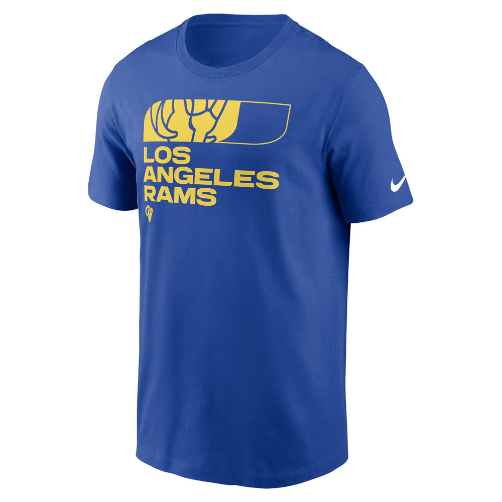 NFL Los Angeles Rams Nike Air Essential T-Shirt - Blue - Image 2