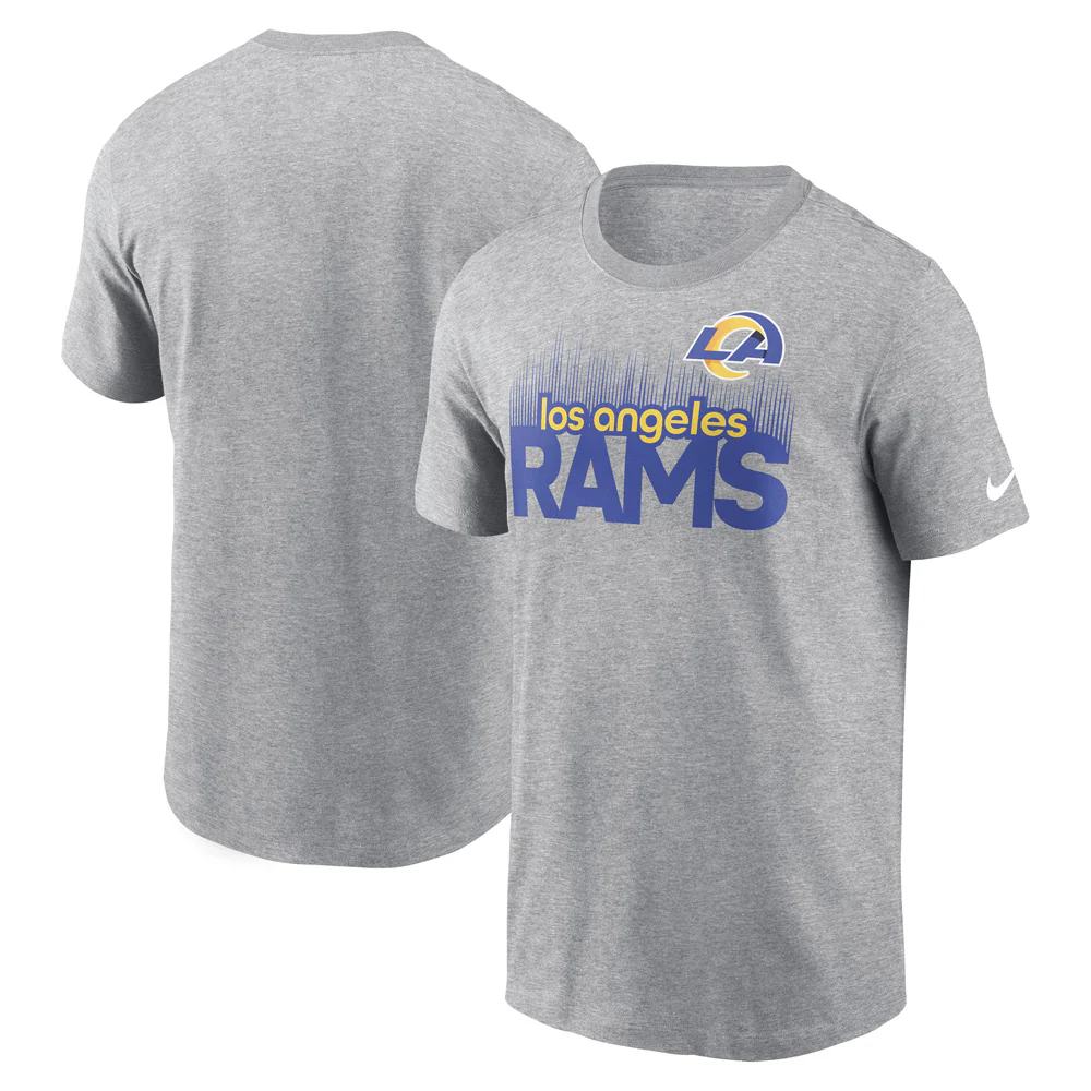 NFL Los Angeles Rams Nike Local Essential T-Shirt - Heather Gray
