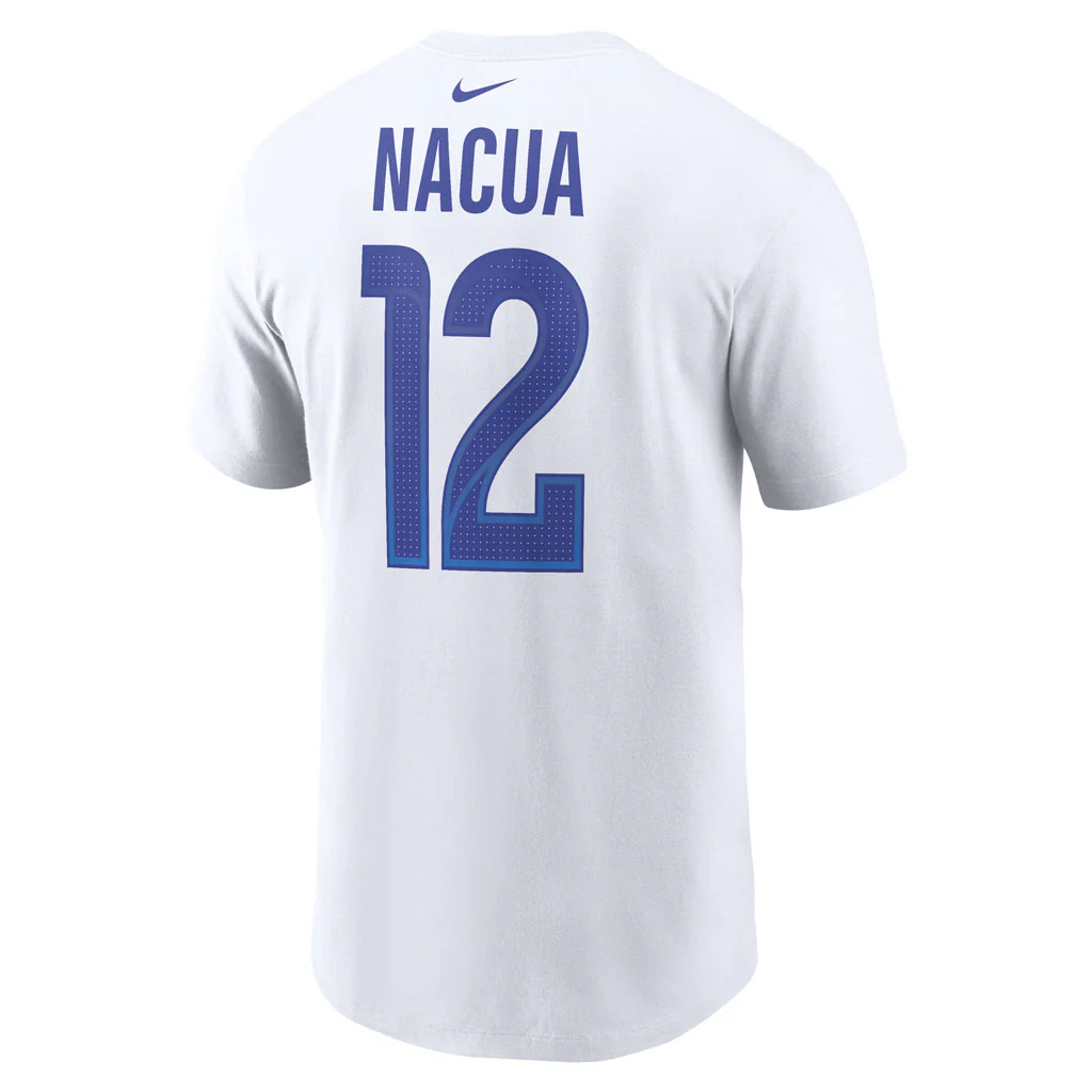 NFL Los Angeles Rams Puka Nacua Nike Name & Number T-Shirt - White - Image 3