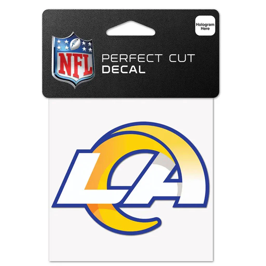 NFL Los Angeles Rams WinCraft Primary 4x4 Perfect Cut Decal