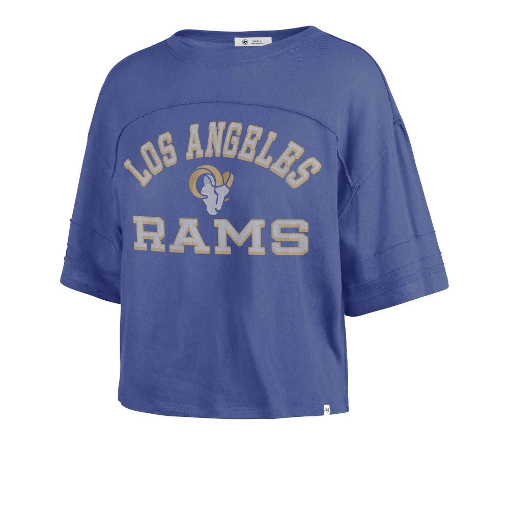 NFL Los Angeles Rams Women's '47 Half Moon Stevie Crop Top