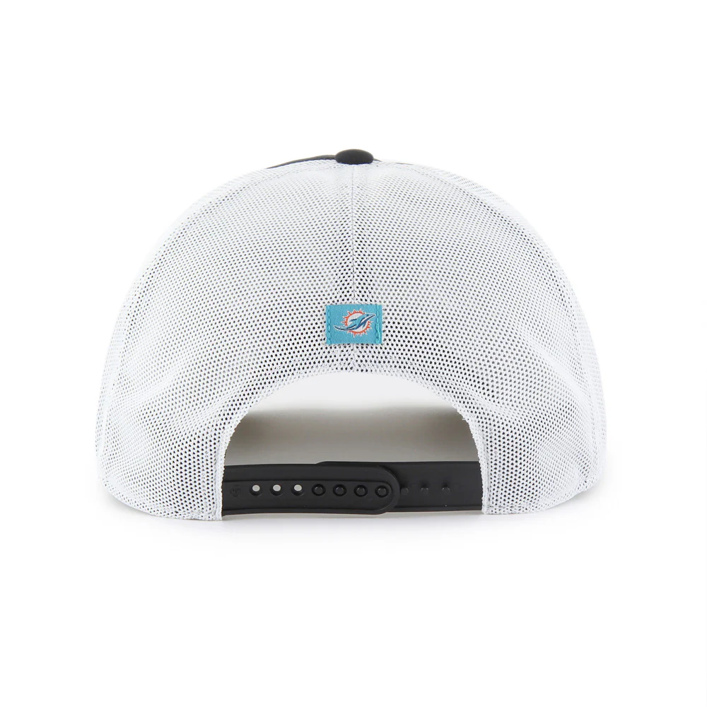 NFL Miami Dolphins '47 Downburst Mesh Hitch Adjustable Hat - Black - Image 3