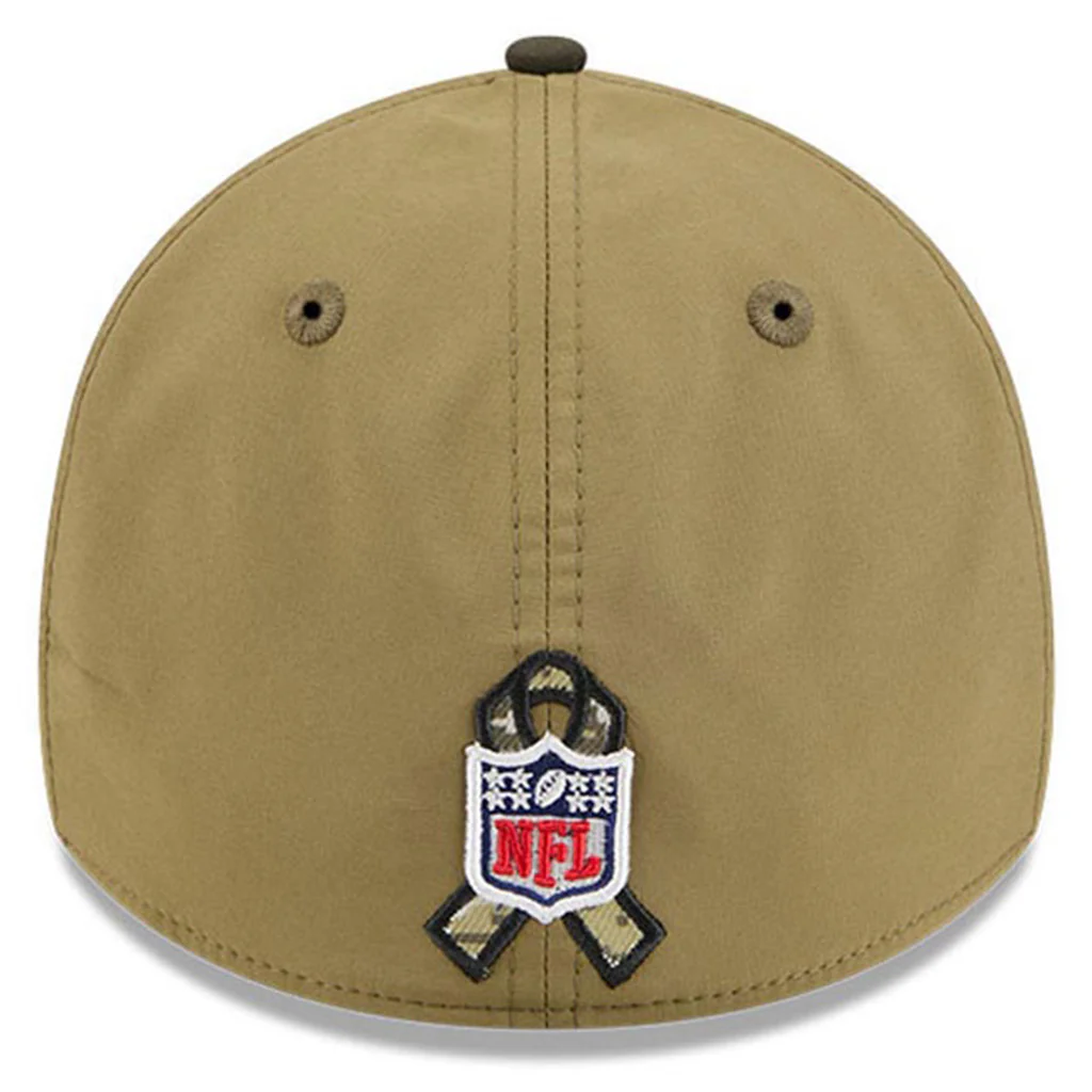 NFL Miami Dolphins New Era 2025 Salute to Service 39THIRTY Flex Fit Hat - Green - Image 4