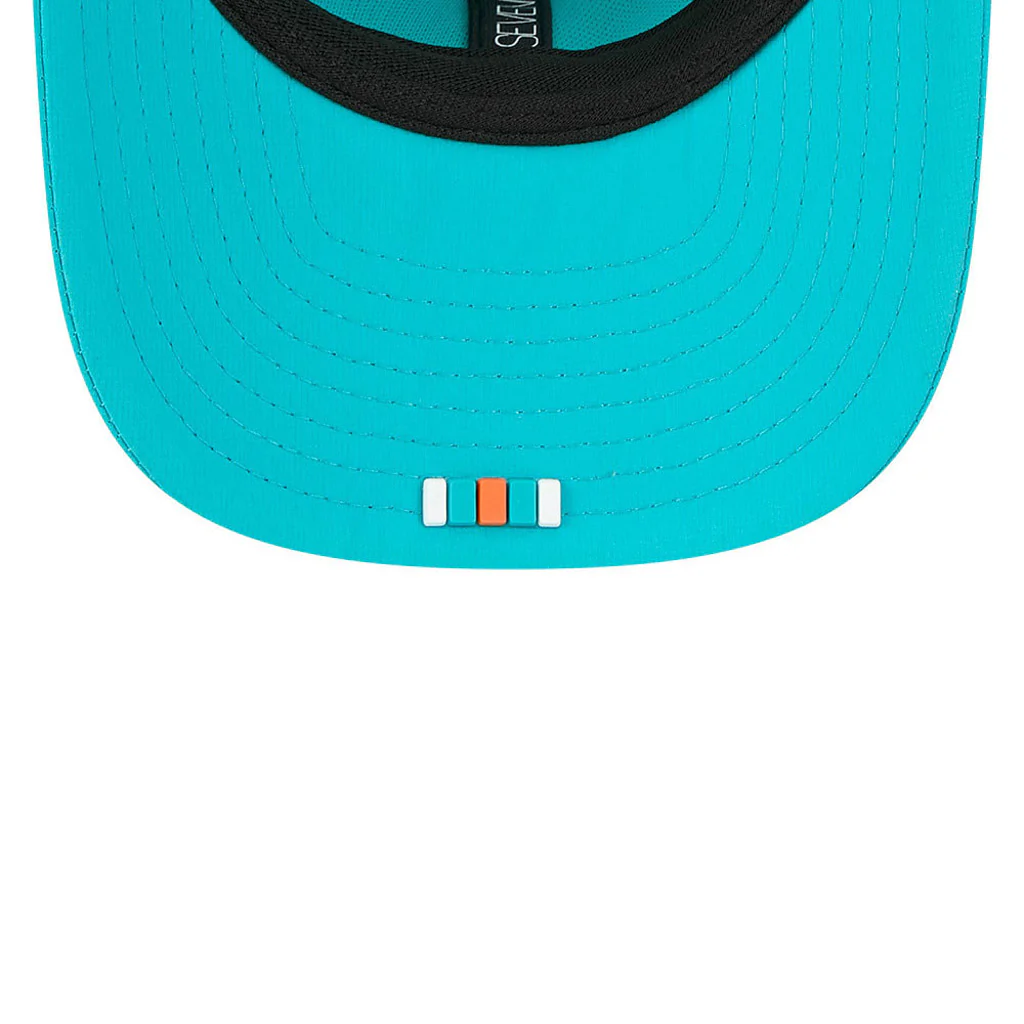 NFL Miami Dolphins New Era 2025 Sideline 9SEVENTY Stretch-Snapback Hat - Teal - Image 4