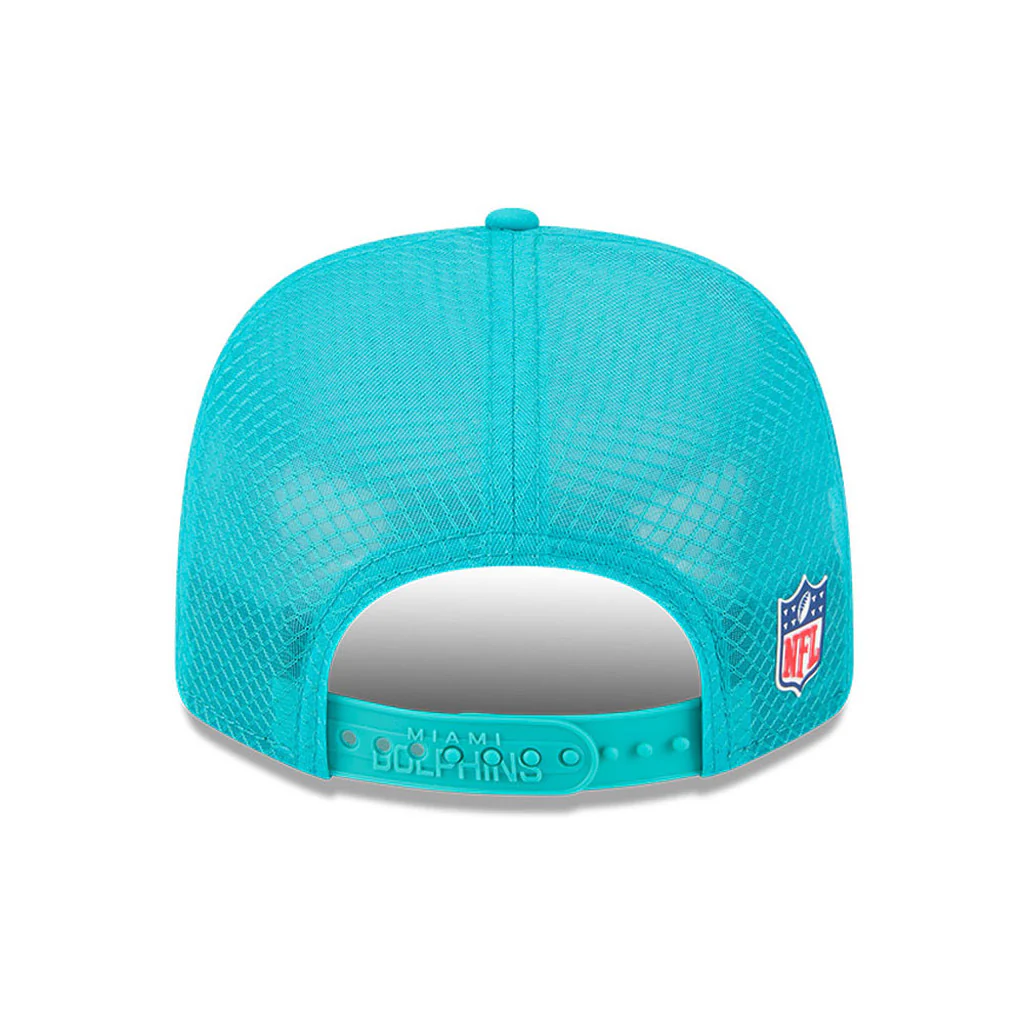 NFL Miami Dolphins New Era 2025 Sideline 9SEVENTY Stretch-Snapback Hat - Teal - Image 5