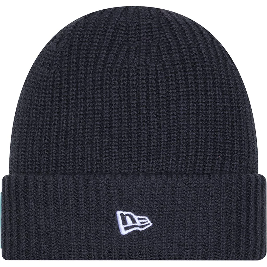 NFL Miami Dolphins New Era 2025 Sideline Cold Weather Cuffed Knit Hat - Charcoal - Image 2