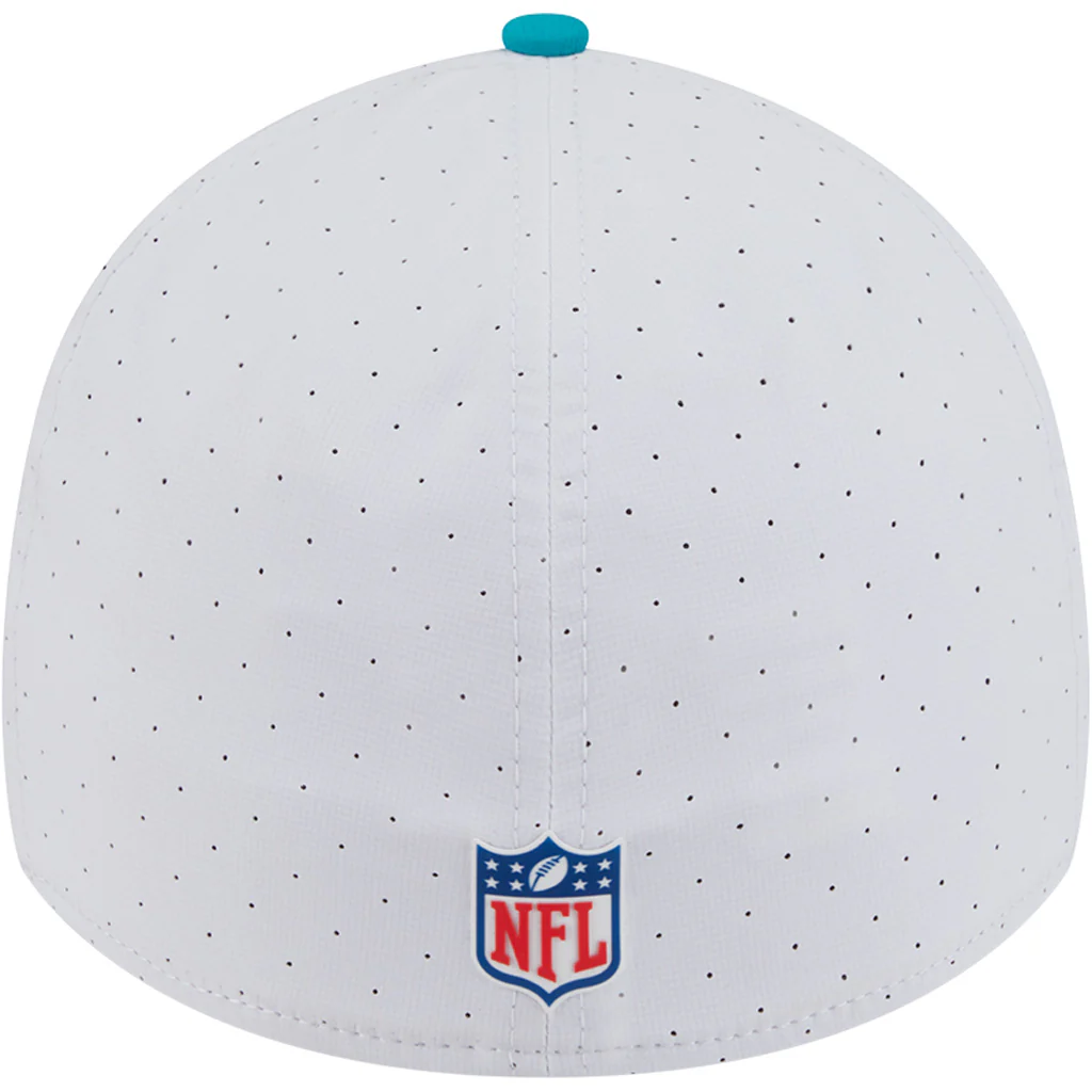 NFL Miami Dolphins New Era 2025 Training 39THIRTY Flex Fit Hat - White - Image 4