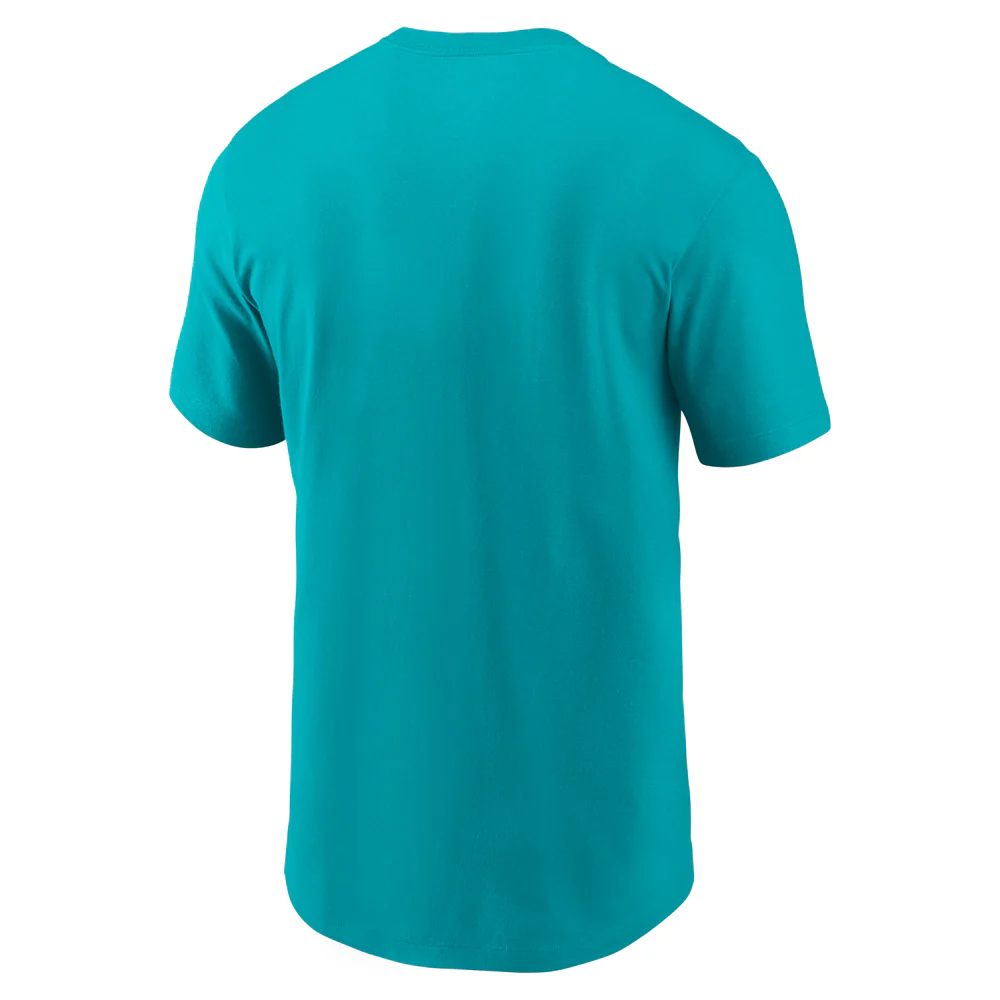 NFL Miami Dolphins Nike Logo Essential T-Shirt - Aquamarine - Image 3