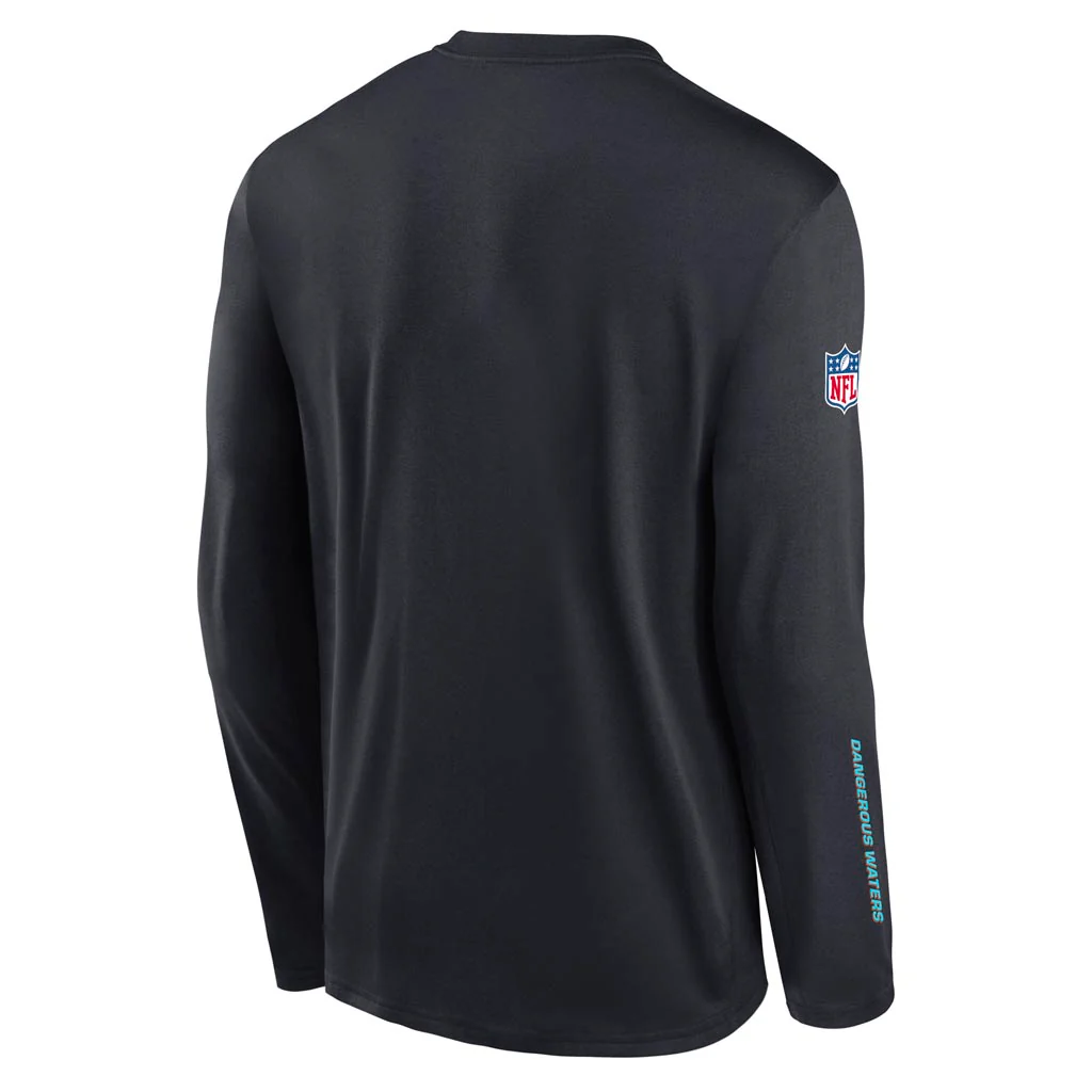 NFL Miami Dolphins Nike Rivalries Legend Long Sleeve T-Shirt - Black - Image 3