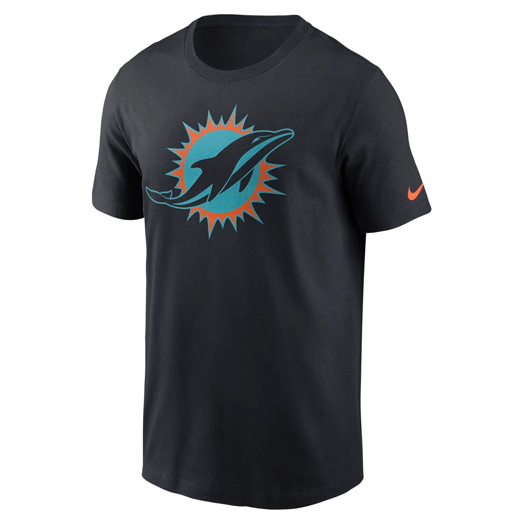 NFL Miami Dolphins Nike Rivalries Cotton T-Shirt - Navy - Image 2