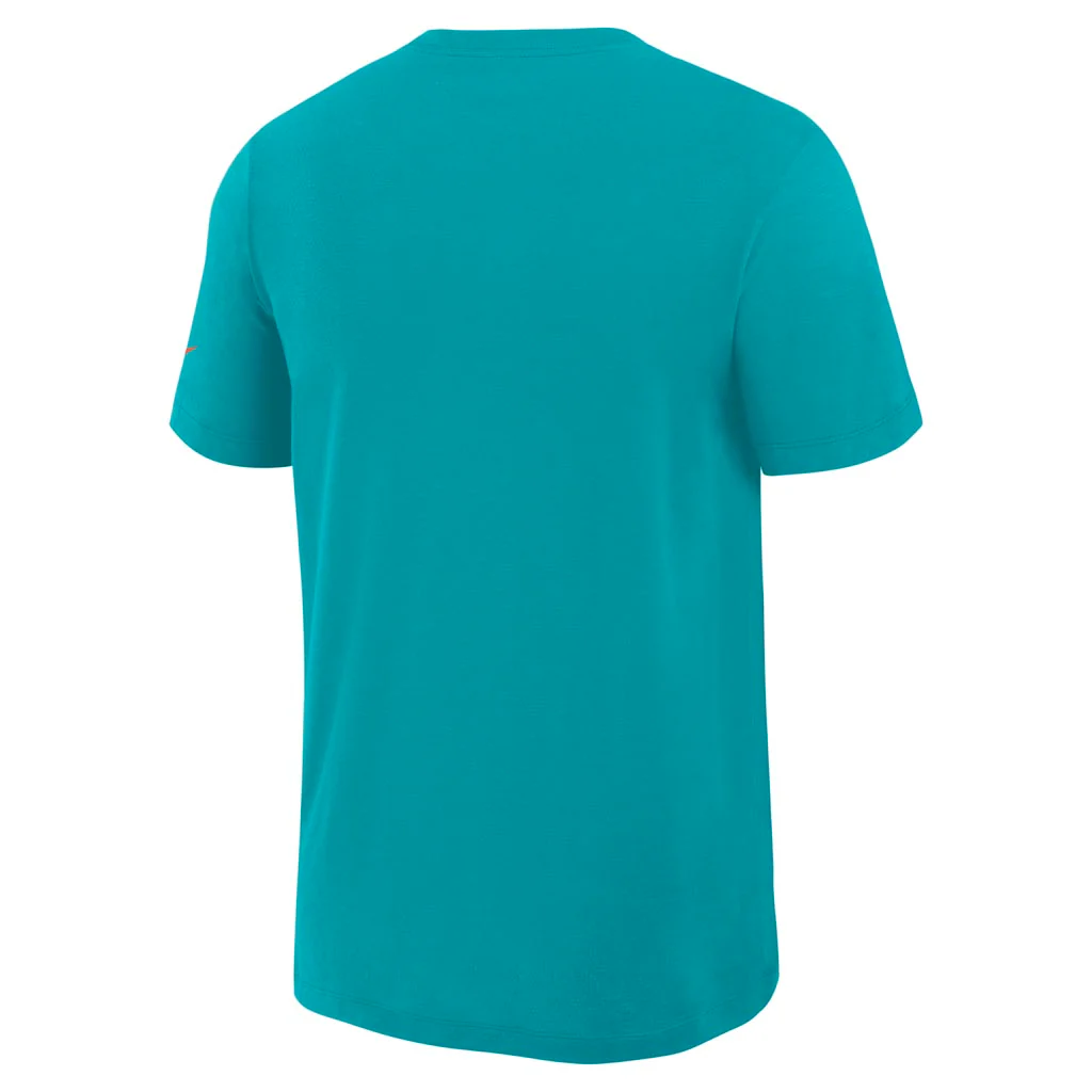 NFL Miami Dolphins Nike Rivalries Slub T-Shirt - Teal - Image 3