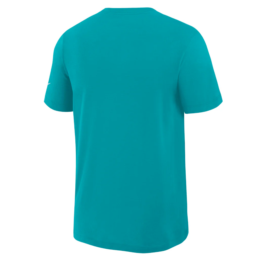 NFL Miami Dolphins Nike Slub T-Shirt - Teal - Image 3