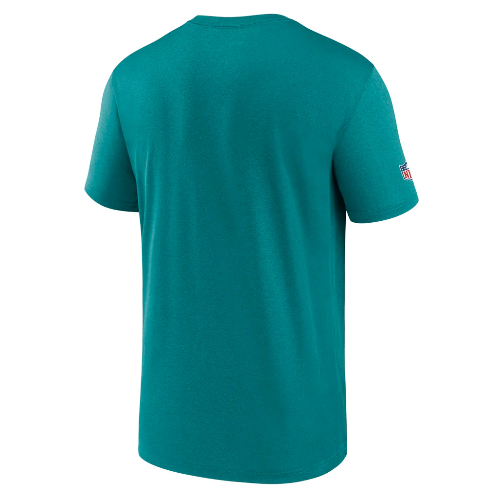 NFL Miami Dolphins Nike Small Alternate Logo Legend T-Shirt - Teal - Image 3