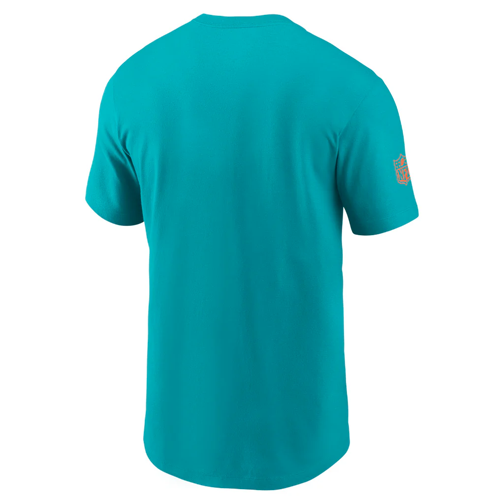NFL Miami Dolphins Nike Team Issue T-Shirt - Teal - Image 3
