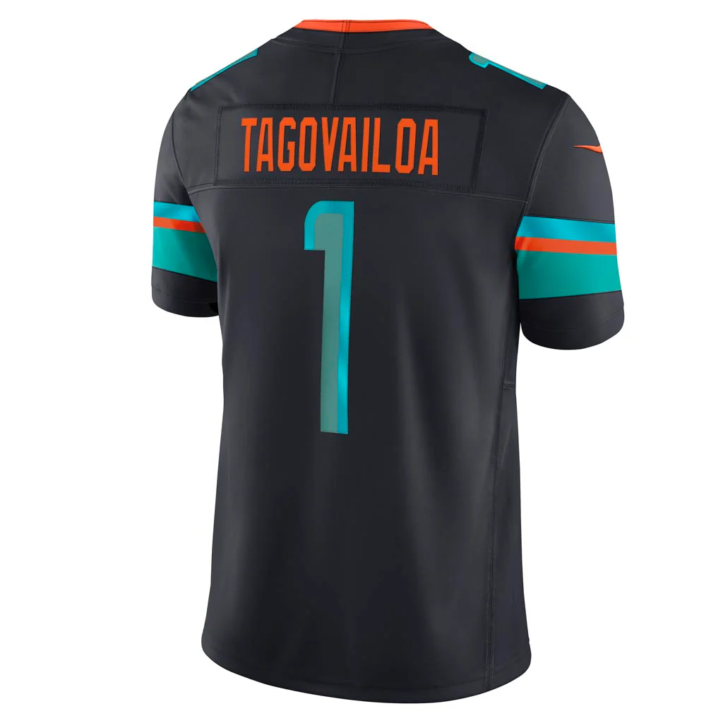 NFL Miami Dolphins Tua Tagovailoa Nike Rivalries Limited Jersey - Navy - Image 3