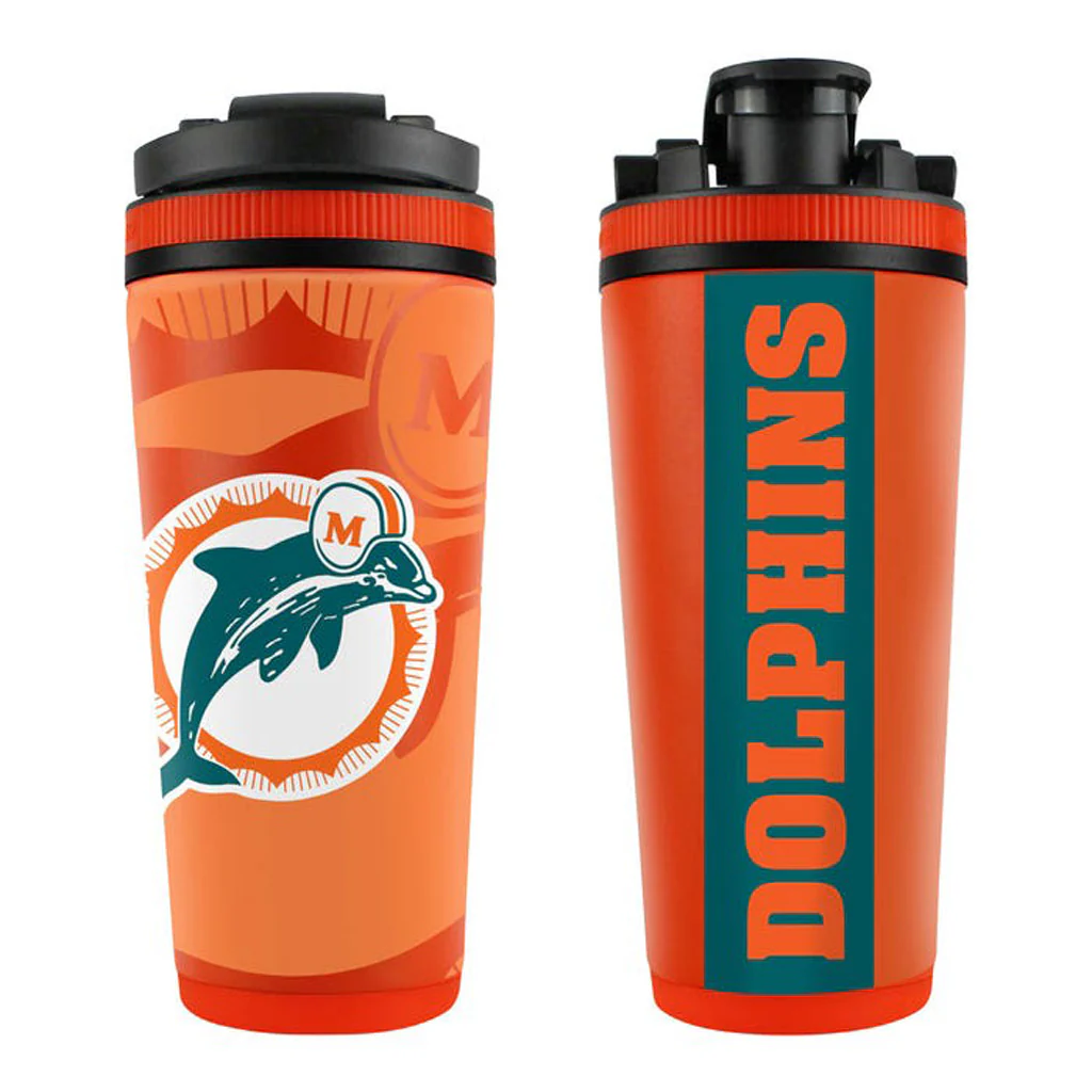 NFL Miami Dolphins WinCraft 26oz Origin Ice Shaker - Orange