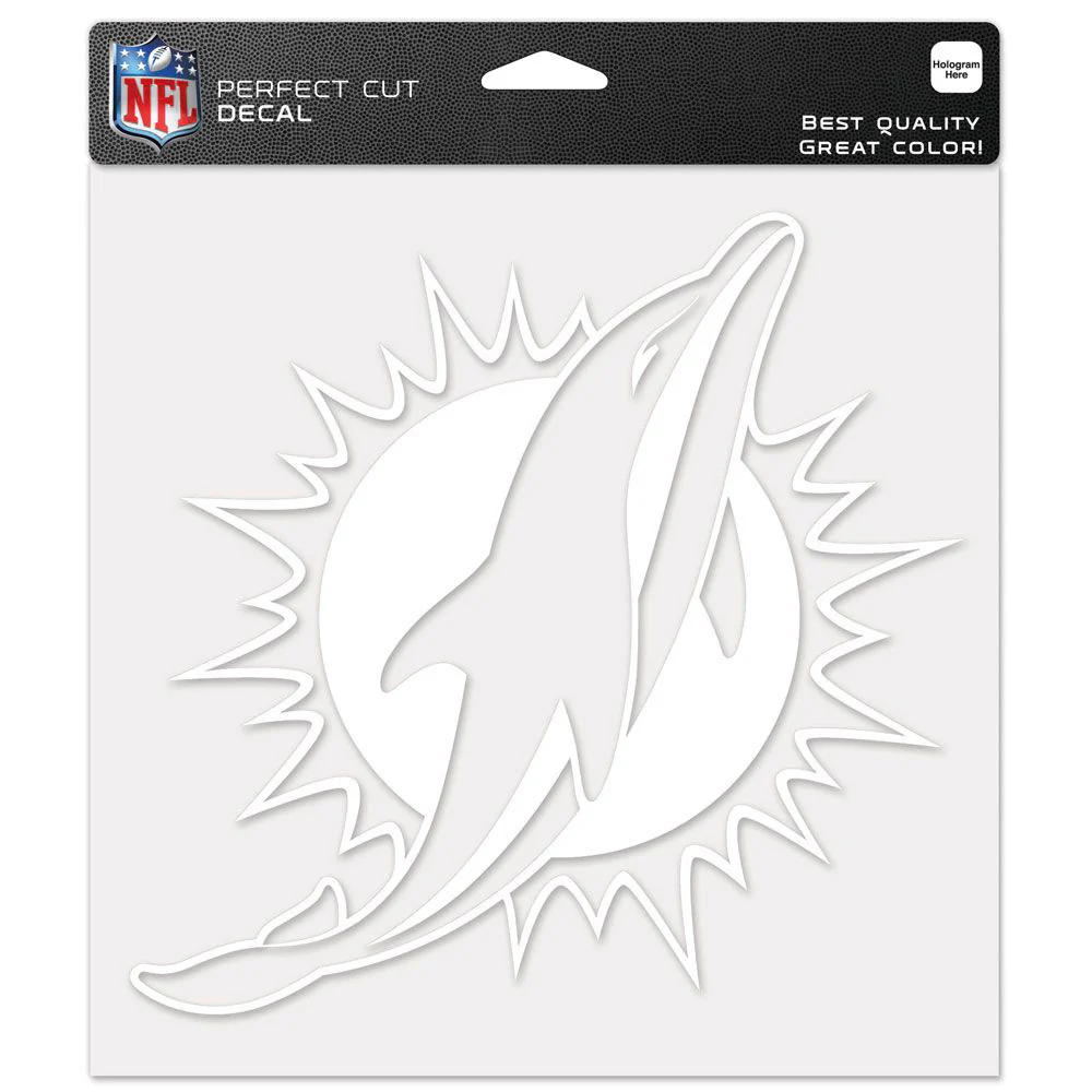 NFL Miami Dolphins WinCraft 8" x 8" Logo Decal