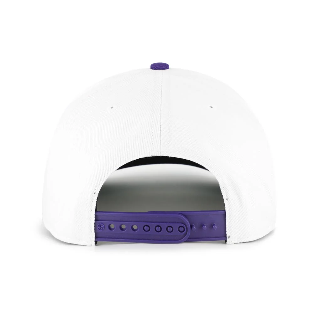NFL Minnesota Vikings '47 Two-Tone Prime Play Hitch Snapback Hat - White - Image 3