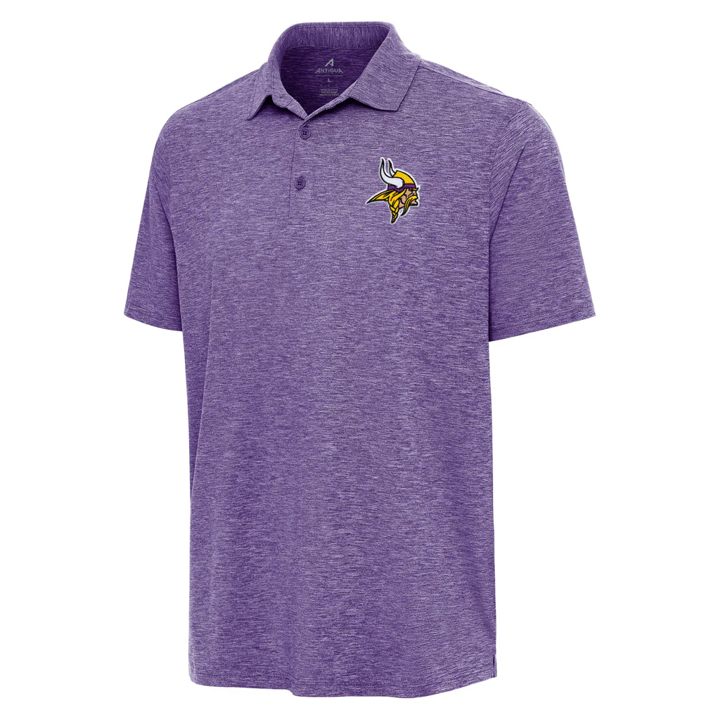NFL Minnesota Vikings Antigua Par 3 Polo - Purple