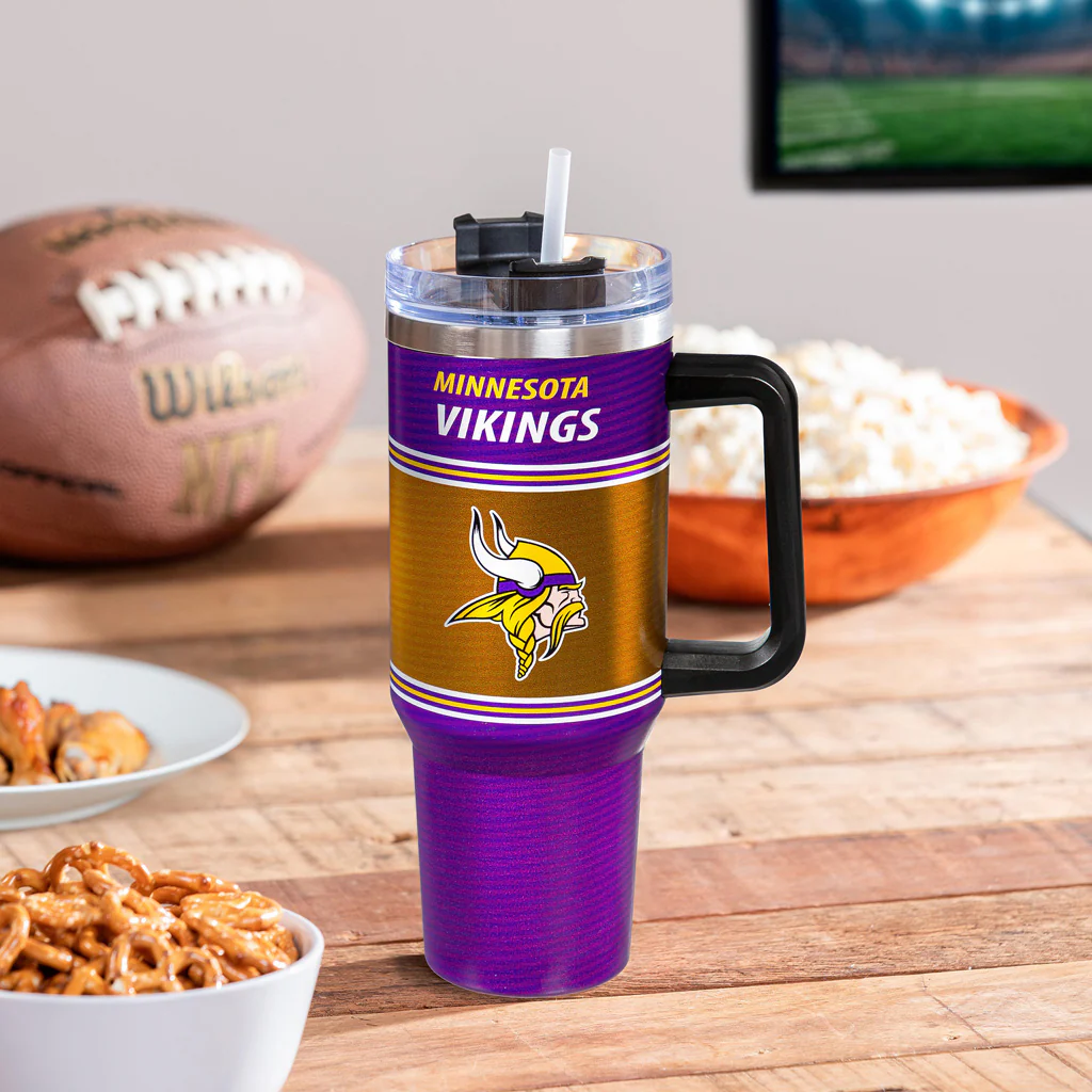 NFL Minnesota Vikings Evergreen 40oz Canyon Tumbler - Image 2